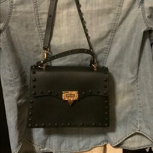 Black Studded Handbag